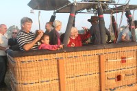 בכדור פורח עם הנכדים